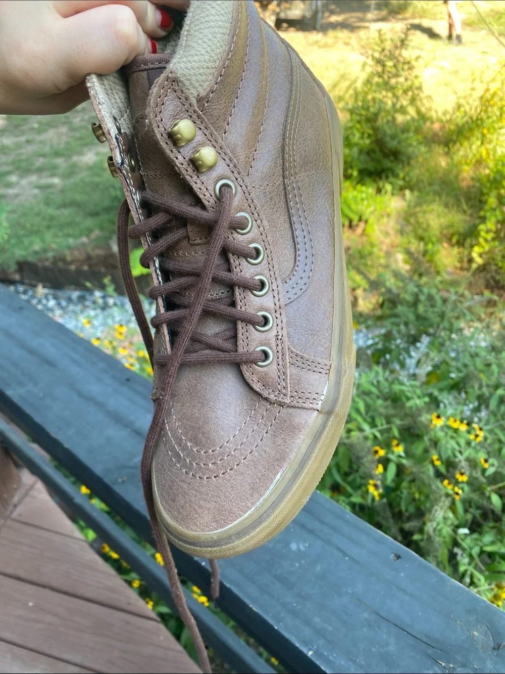 Vans Brown High-Top Casual Boots